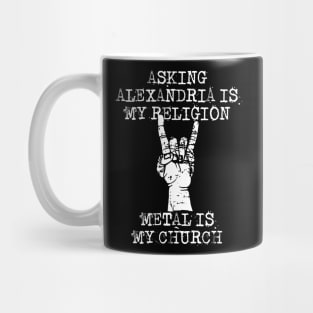 asking alexandria my religion Mug